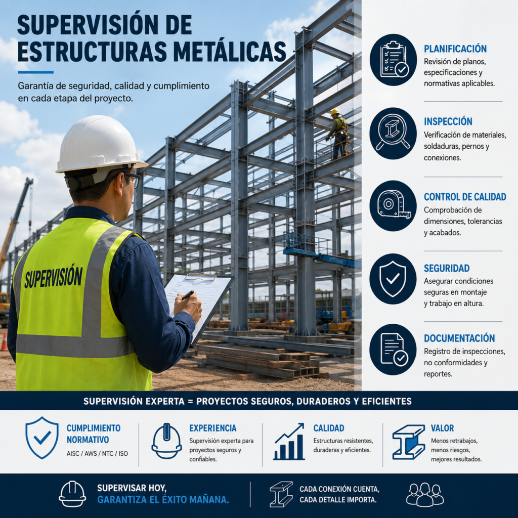 supervisión de estructuras metálicas